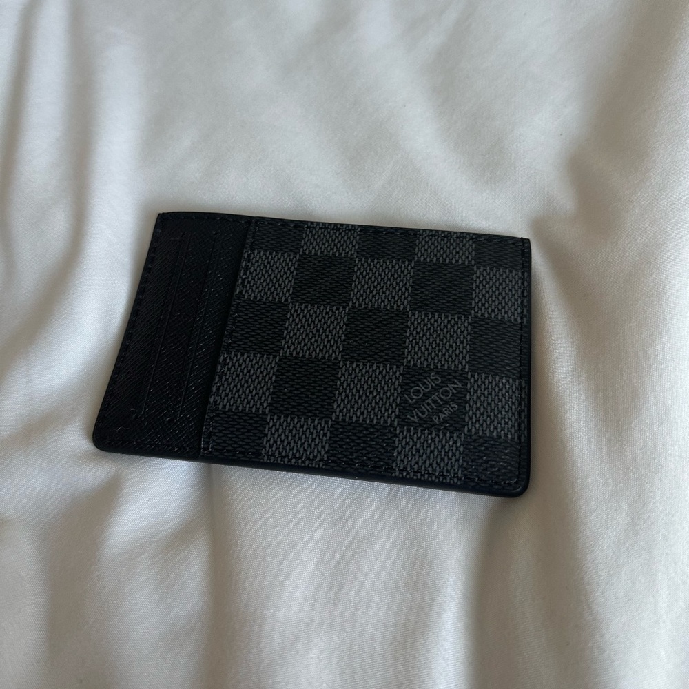 Louis Vuitton Black Checkered Neo Card Holder - Picture 2 of 3